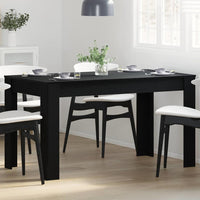 Eettafel 140X74,5X76 Cm Bewerkt Hout