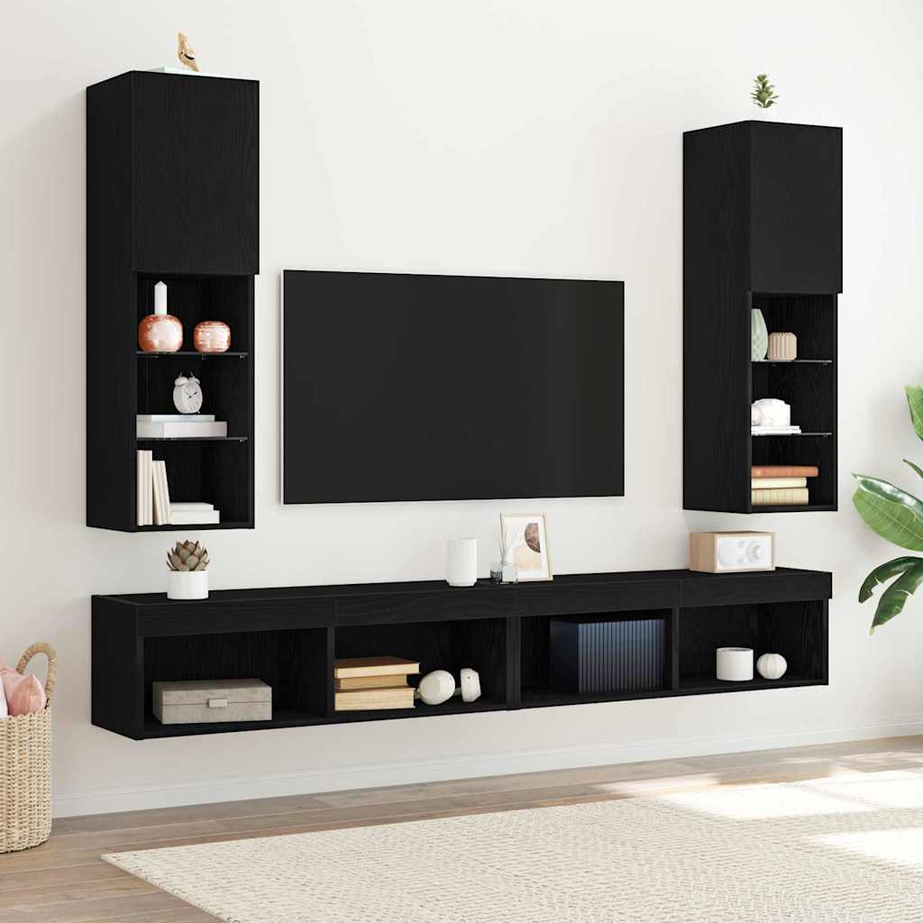 Wandgemonteerde Tv-Kasten 2 Pcs