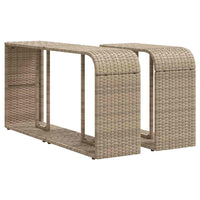 1 Tuinset Met Kussens Poly Rattan