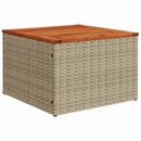 1 Tuinset Met Kussens Poly Rattan