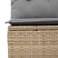 1 Tuinset Met Kussens Poly Rattan