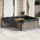 1 Tuinset Met Kussens Poly Rattan