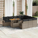 1 Tuinset Met Kussens Poly Rattan