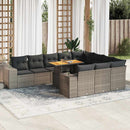 1 Tuinset Met Kussens Poly Rattan