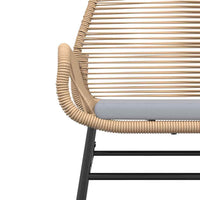 7-Delige Tuinset Met Kussens Poly Rattan Glas