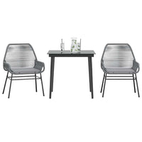 7-Delige Tuinset Met Kussens Poly Rattan Glas