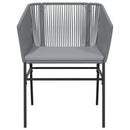 5-Delige Tuinset Met Kussens Poly Rattan Glas