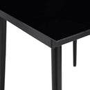 5-Delige Tuinset Met Kussens Poly Rattan Glas