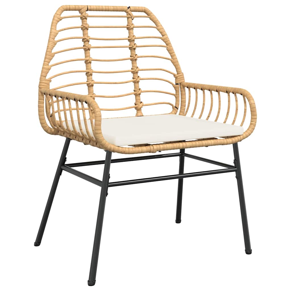 7-Delige Tuinset Met Kussens Poly Rattan Glas