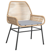 7-Delige Tuinset Met Kussens Poly Rattan Glas