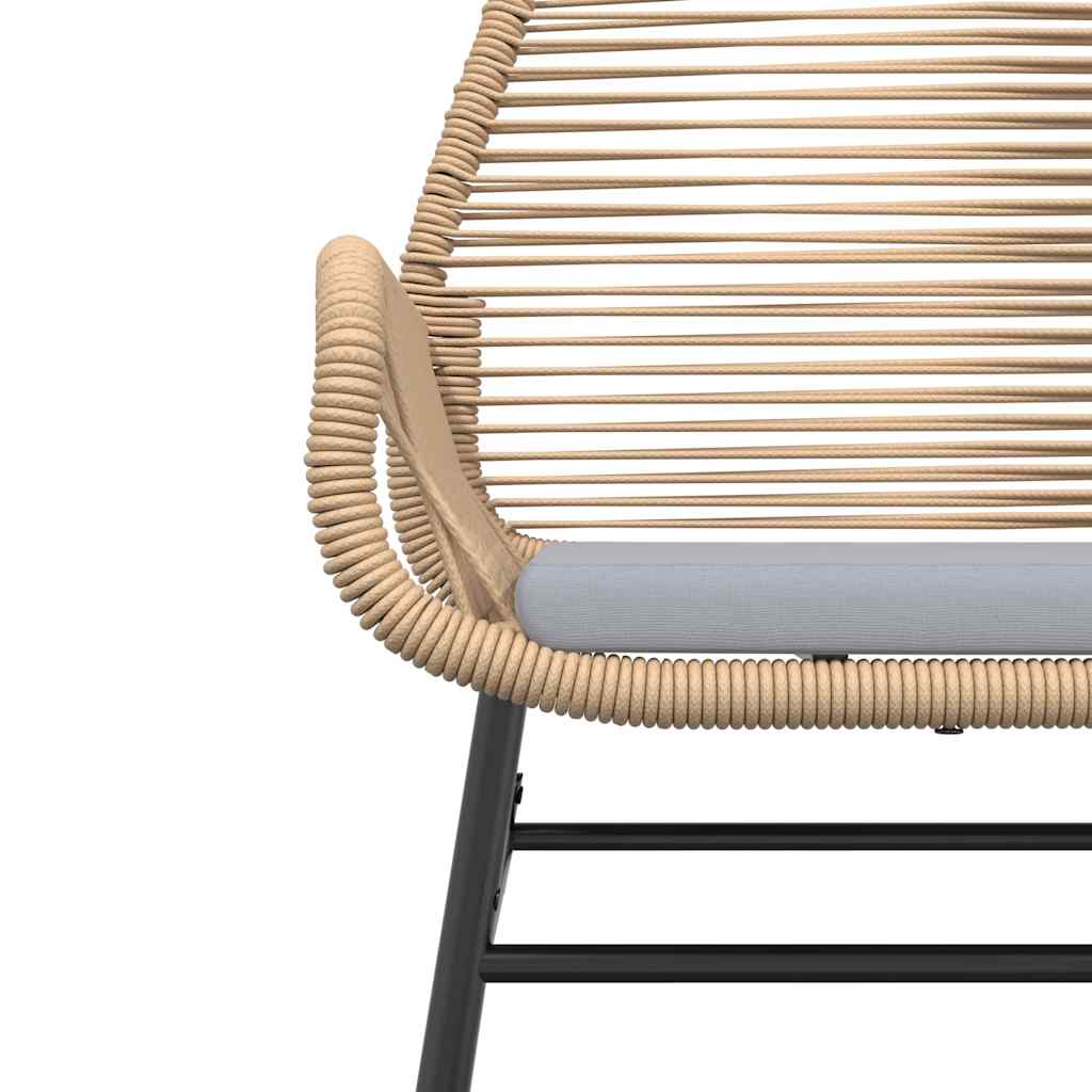 7-Delige Tuinset Met Kussens Poly Rattan Glas