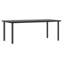 9-Delige Tuinset Met Kussens Poly Rattan Glas