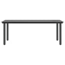 9-Delige Tuinset Met Kussens Poly Rattan Glas