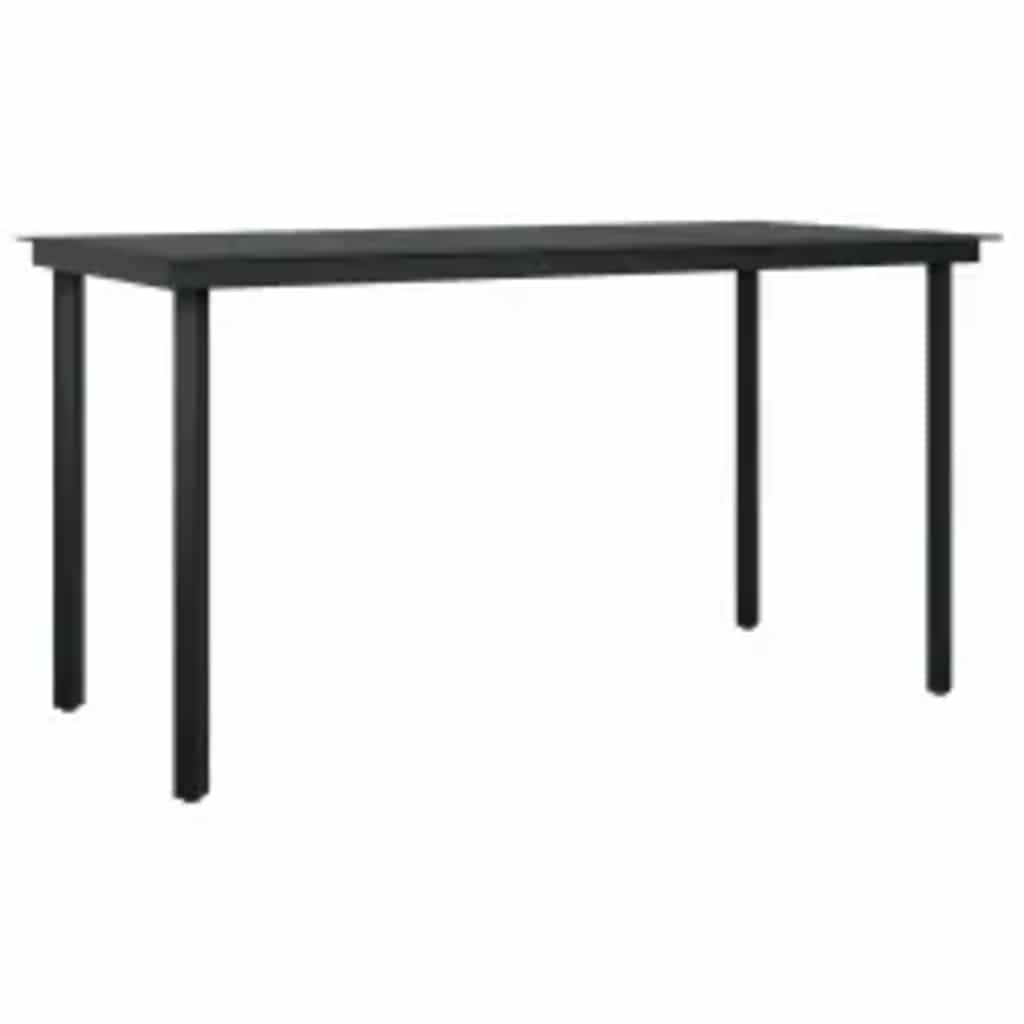 5-Delige Tuinset Met Kussens Poly Rattan Glas