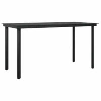 5-Delige Tuinset Met Kussens Poly Rattan Glas