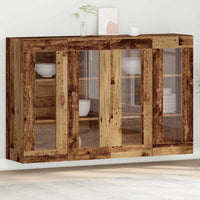 Wandgemonteerde Kasten 2 Pcs Artisan Eik En Zwart