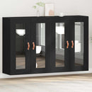 Wandgemonteerde Kasten 2 Pcs Artisan Eik En Zwart