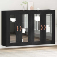 Wandgemonteerde Kasten 2 Pcs Artisan Eik En Zwart