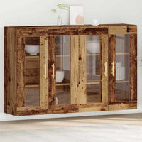 Wandgemonteerde Kasten 2 Pcs Artisan Eik En Zwart
