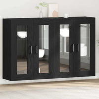 Wandgemonteerde Kasten 2 Pcs Artisan Eik En Zwart