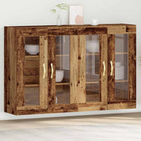Wandgemonteerde Kasten 2 Pcs Artisan Eik En Zwart