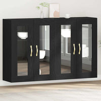 Wandgemonteerde Kasten 2 Pcs Artisan Eik En Zwart