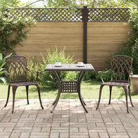 Tuinset 3 Pcs Gegoten Aluminium