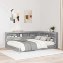 Boekenkast Bed Met Opslag Bewerkt Hout