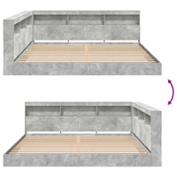 Boekenkast Bed Met Opslag Bewerkt Hout