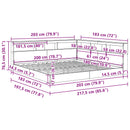 Boekenkast Bed Met Opslag Bewerkt Hout