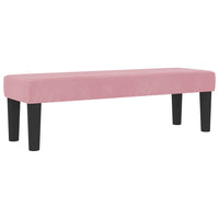 Boxspring Bed Met Hoofdeinde Fluweel Roze