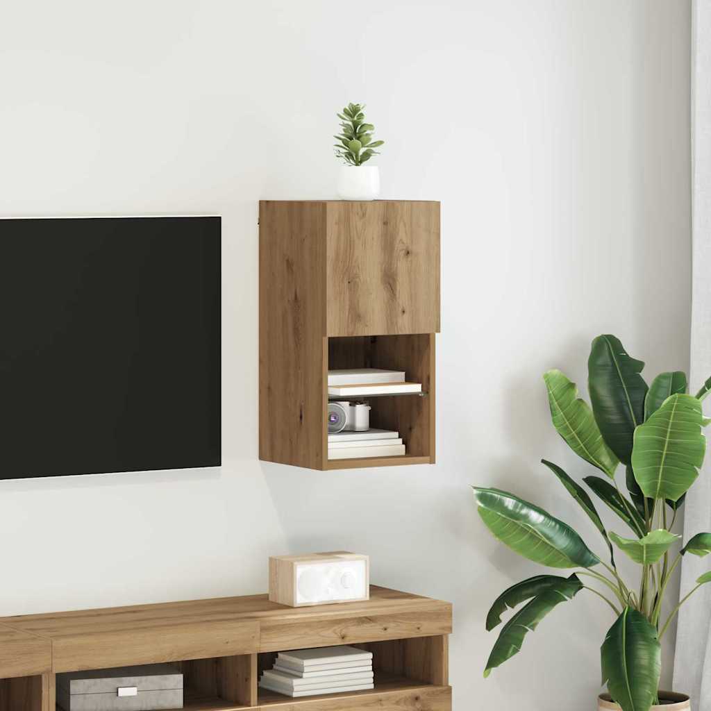 Wandgemonteerde Tv-Kasten 2 Pcs