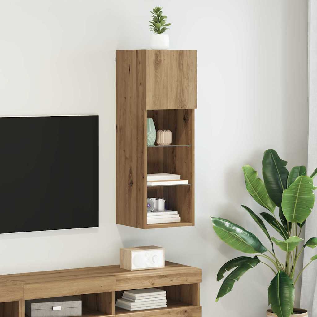 Wandgemonteerde Tv-Kasten 2 Pcs
