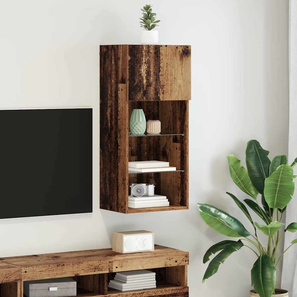 Wandgemonteerde Tv-Kasten 2 Pcs