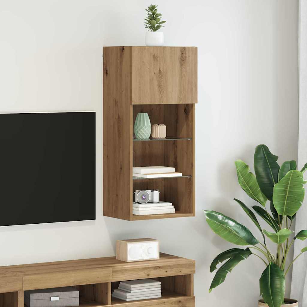 Wandgemonteerde Tv-Kasten 2 Pcs