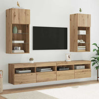 Wandgemonteerde Tv-Kasten 2 Pcs