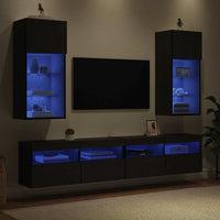 Wandgemonteerde Tv-Kasten 2 Pcs