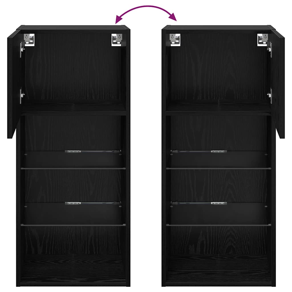 Wandgemonteerde Tv-Kasten 2 Pcs