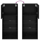 Wandgemonteerde Tv-Kasten 2 Pcs