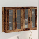 Wandgemonteerde Kasten 2 Pcs Artisan Eik En Zwart