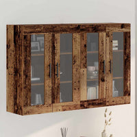 Wandgemonteerde Kasten 2 Pcs Artisan Eik En Zwart