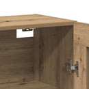 Wandgemonteerde Kasten 2 Pcs Artisan Eik En Zwart