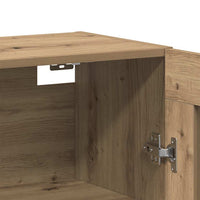 Wandgemonteerde Kasten 2 Pcs Artisan Eik En Zwart