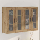 Wandgemonteerde Kasten 2 Pcs Artisan Eik En Zwart