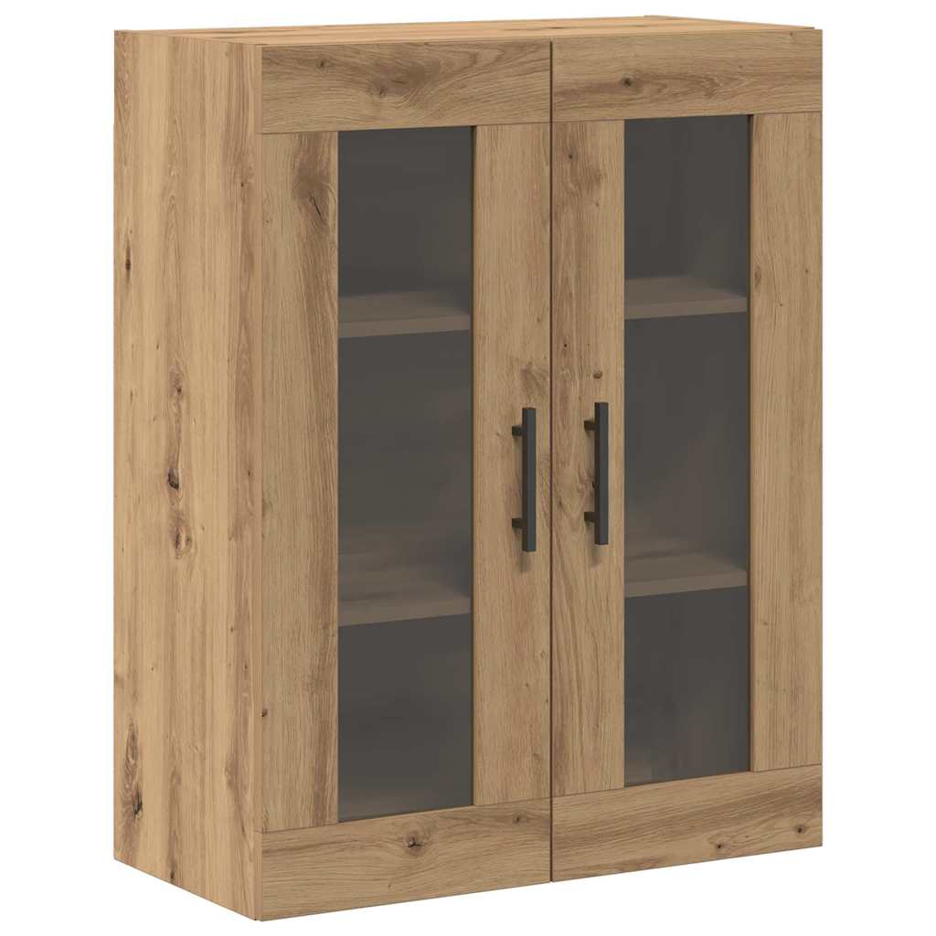 Wandgemonteerde Kasten 2 Pcs Artisan Eik En Zwart