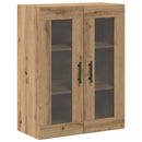 Wandgemonteerde Kasten 2 Pcs Artisan Eik En Zwart