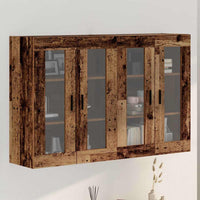 Wandgemonteerde Kasten 2 Pcs Artisan Eik En Zwart