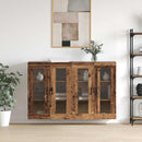 Wandgemonteerde Kasten 2 Pcs Artisan Eik En Zwart