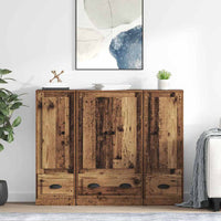 Hoge Kasten Bewerkt Hout