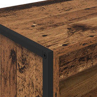 Hoge Kasten Bewerkt Hout